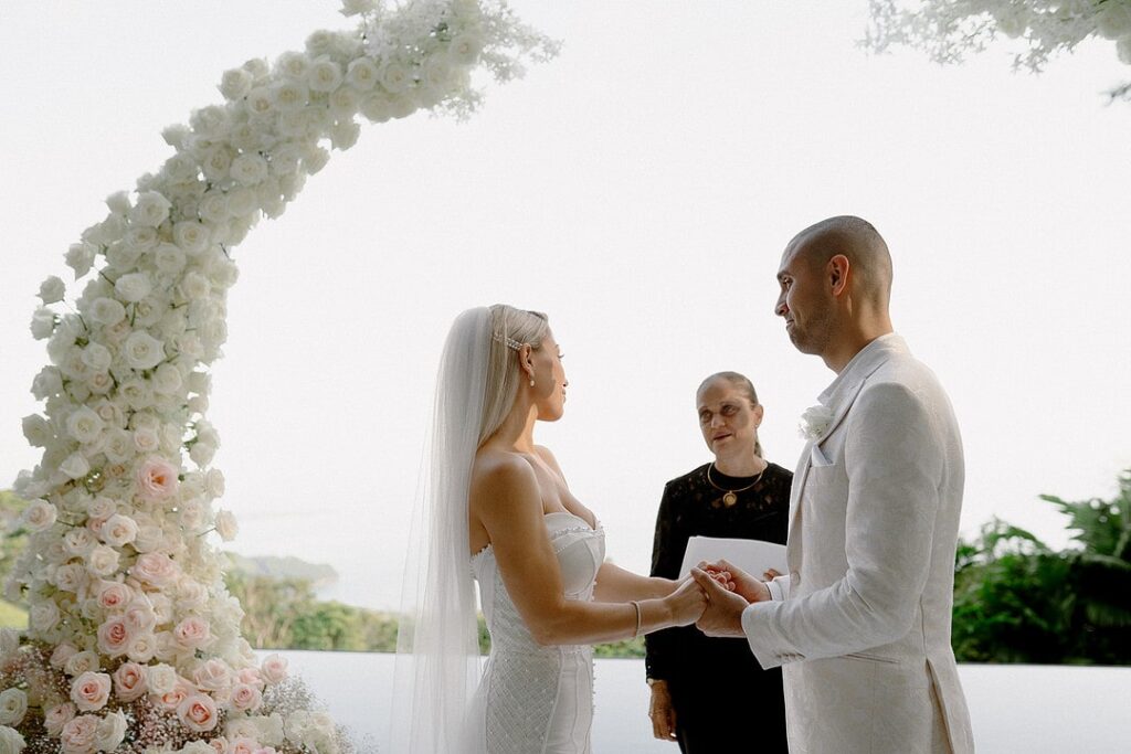 Mackenzie & Alexander's PRIVATE VILLA LUXURY ELOPEMENT IN COSTA RICA, Planning by Mil Besos Costa Rica, featured on Adriana Weddings