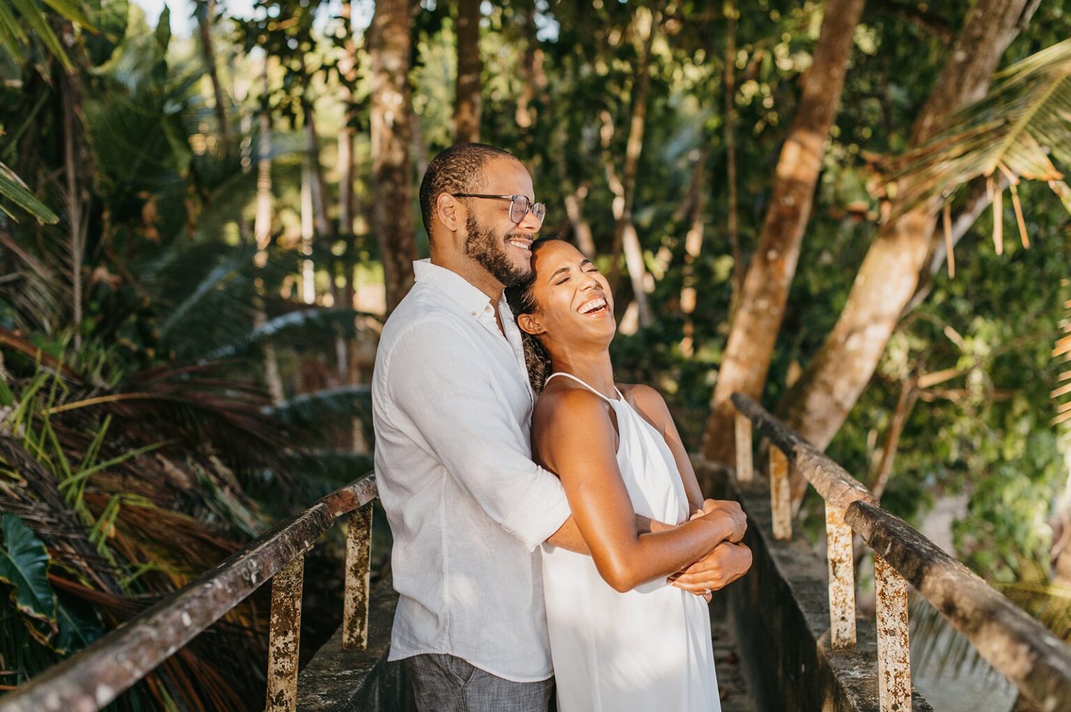 Anya & Kienan's Engagement Love Story in Trinidad & Tobago, featured on Adriana Weddings.