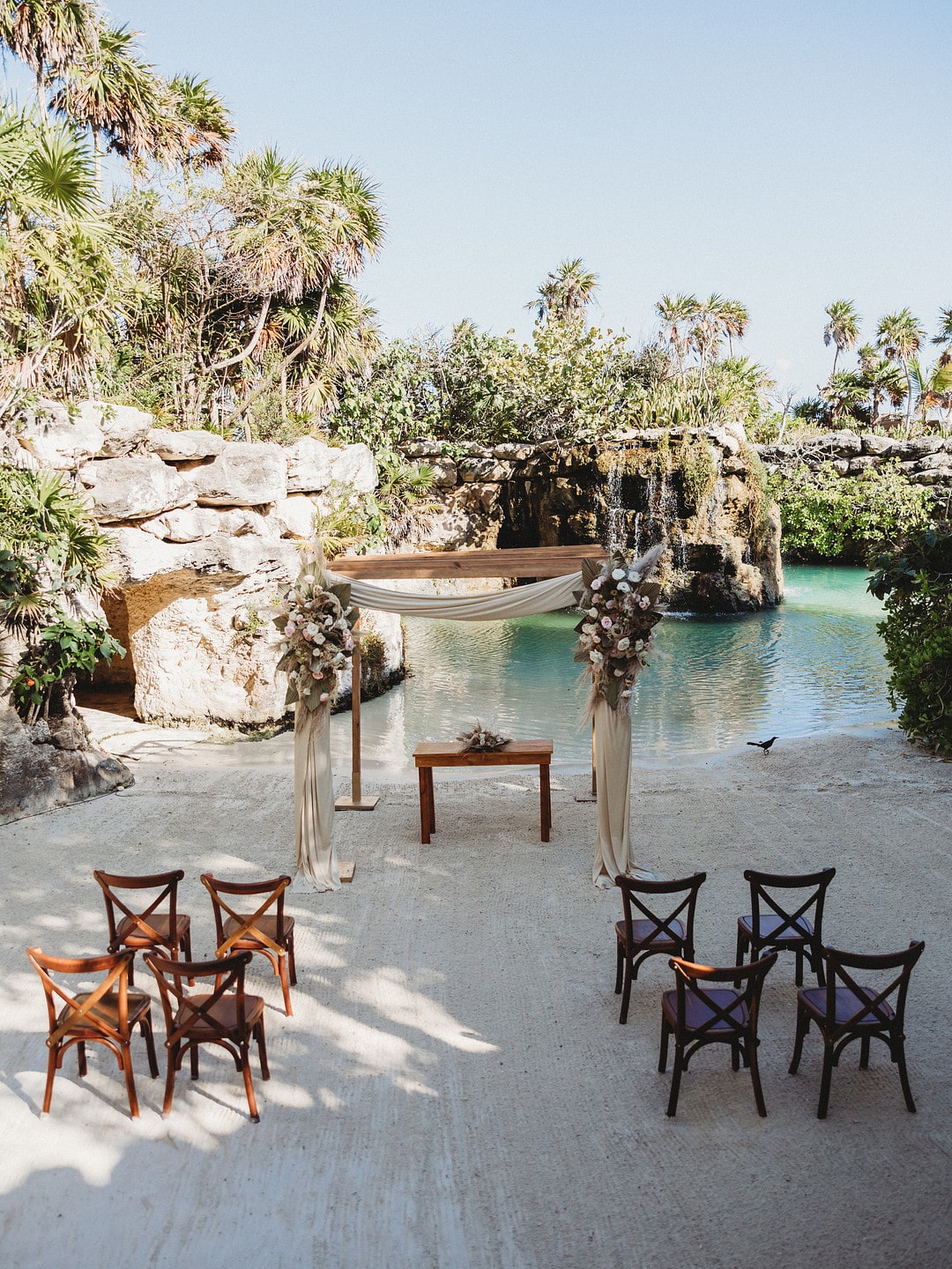 ALLIX & TYLER’S LUXURIOUS XCARET WEDDING IN MEXICO, Photography by Dream Bella Photography, for Destination Wedding network Adriana Weddings