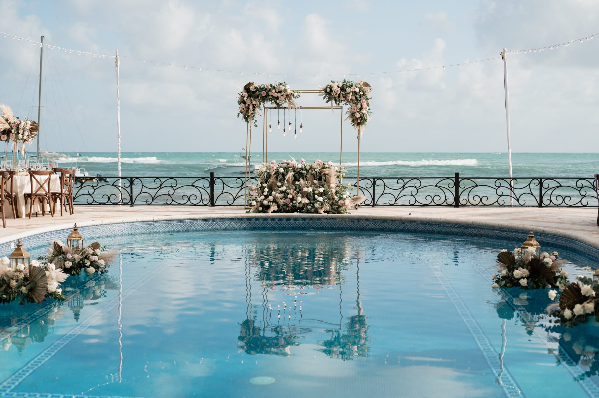 ANDREA AND SALVATORE’S ENCHANTING BOHEMIAN DESTINATION WEDDING AT VILLA LA JOYA in MEXICO. Destination Wedding planning by Adriana Weddings